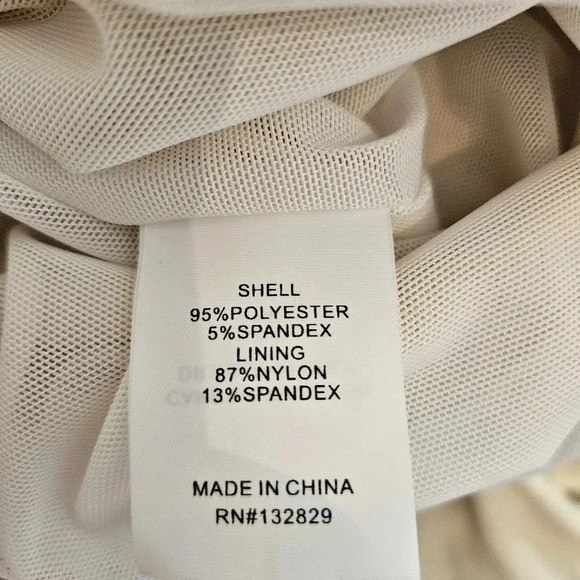 Not Yours To Keep Revolve Isabelle Mini Women's Dress In Cream Size Small. - Picture 13 of 14